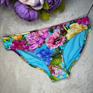 NWT Johnny Was Multicolor Floral Swim Bottom